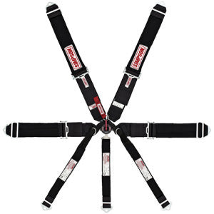 SIMPSON SAFETY 29115BK - 7-PT Harness System Drag CL Bolt-In Indiv. image