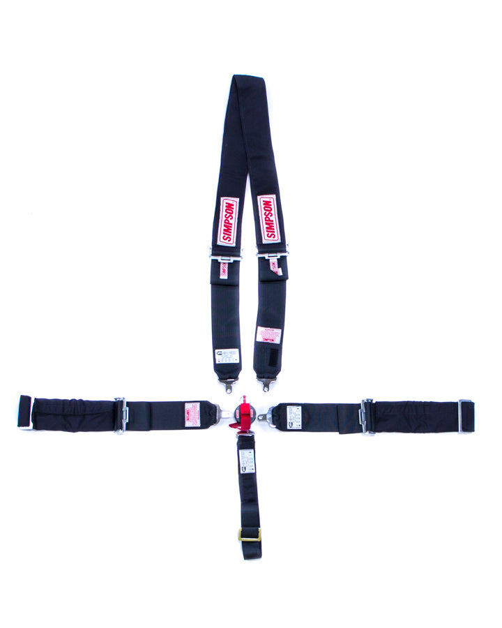 SIMPSON SAFETY 29116BK - 5-PT Harness System Drag Racing CL W/A image