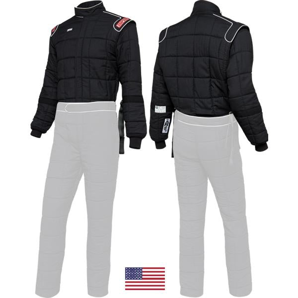 SIMPSON SAFETY 4902234 - Jacket Black Medium Drag SFI-15 image