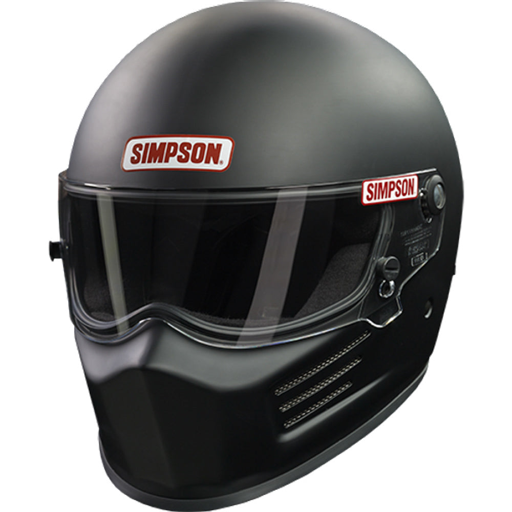 SIMPSON SAFETY 7210028 - Helmet Super Bandit Medium Flat Black SA2020 image