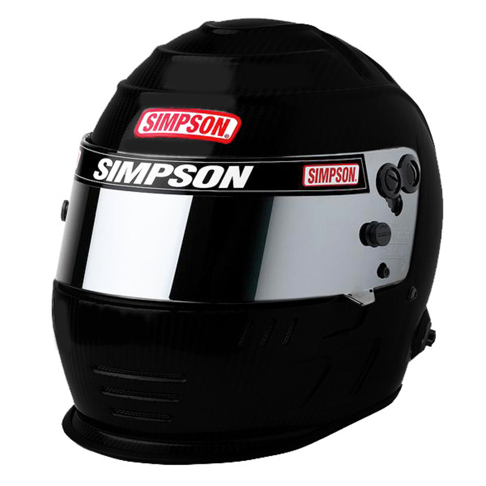 SIMPSON SAFETY 7707348 - Helmet Speedway Shark 7-3/4 Flat Black SA2020 image
