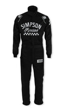 Load image into Gallery viewer, SIMPSON SAFETY CK02521 - Suit Checkers XX-Large Black SFI 3.2A/5 image