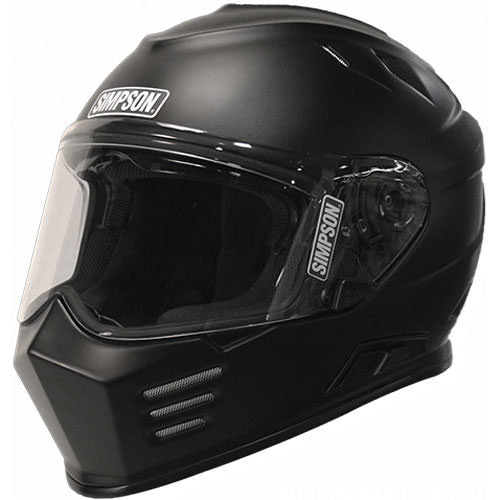 SIMPSON SAFETY GBDXL3 - Helmet Flat Black DOT Ghost Bandit X-Large image
