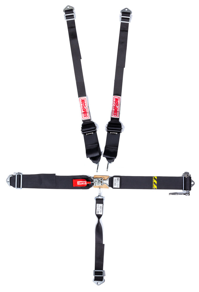 SIMPSON SAFETY SB51204 - 5-PT Harness System Alum Ratchet Left Side image