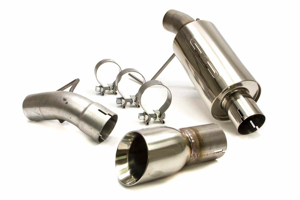 SLP PERFORMANCE M31021 - Axle-Back Exhaust 05-10 Mustang V6 PowerFlo image