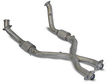 Load image into Gallery viewer, SLP PERFORMANCE M31538 - Crossover Pipe PowerFlo Full Assm 05-09 Mustang image