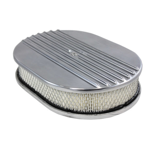 SPECIALTY PRODUCTS COMPANY 6490 - Air Cleaner Kit  12in X 2in Oval Half Finned Top image