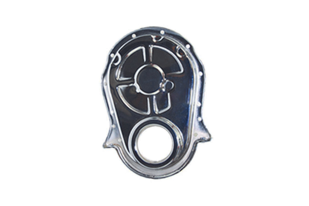 SPECIALTY PRODUCTS COMPANY 7221 - BBC Steel Timing Chain Cover Chrome image