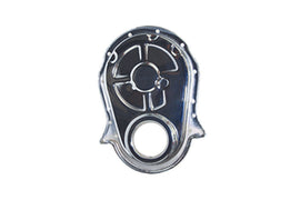 SPECIALTY PRODUCTS COMPANY 7221 - BBC Steel Timing Chain Cover Chrome image
