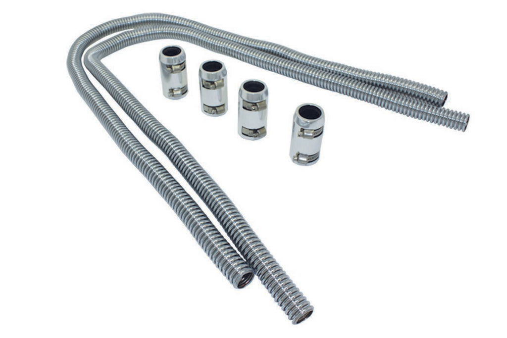 SPECIALTY PRODUCTS COMPANY 7355 - Heater Hose Kit 44in w/Polished Aluminum Cap image