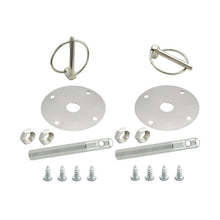 Load image into Gallery viewer, SPECIALTY PRODUCTS COMPANY 7716 - Hood Pin Kit Flip-Over Clips 1/2in Dia. Silver image