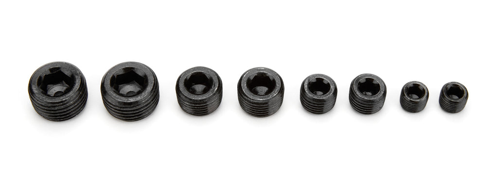 SPECIALTY PRODUCTS COMPANY 8250BK - Pipe Plugs Allen Head Black 8Pcs. image