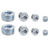 Pipe Plugs Allen Head Zinc 8Pcs.