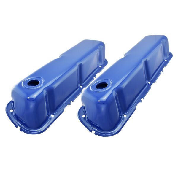 SPECIALTY PRODUCTS COMPANY 8331BL - Valve Covers 62-85 Ford 260-351W Tall Blue image