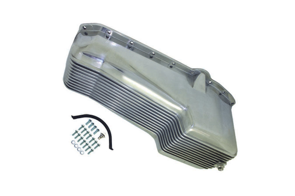 SPECIALTY PRODUCTS COMPANY 8442 - Oil Pan 1958-79 SB Chevy 262-400 Finned Polished image