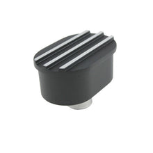 Load image into Gallery viewer, SPECIALTY PRODUCTS COMPANY 8486BK - Breather Cap  Push-In Ov al Finned Black Alum image