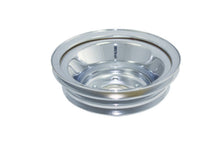 Load image into Gallery viewer, SPECIALTY PRODUCTS COMPANY 8961 - BBC LWP 3 Groove Crank Pulley Chrome image