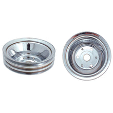 Load image into Gallery viewer, SPECTRE 4448 - SBC LWP Lower Pulley Triple Groove Chrome image