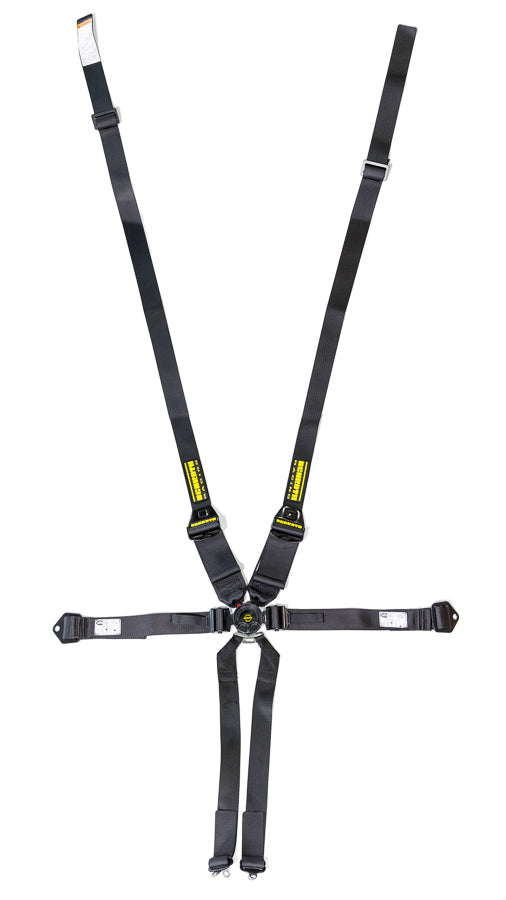 SCHROTH RACING SR91143NC - 6pt Harness System SFI ProFi II Hans Black image