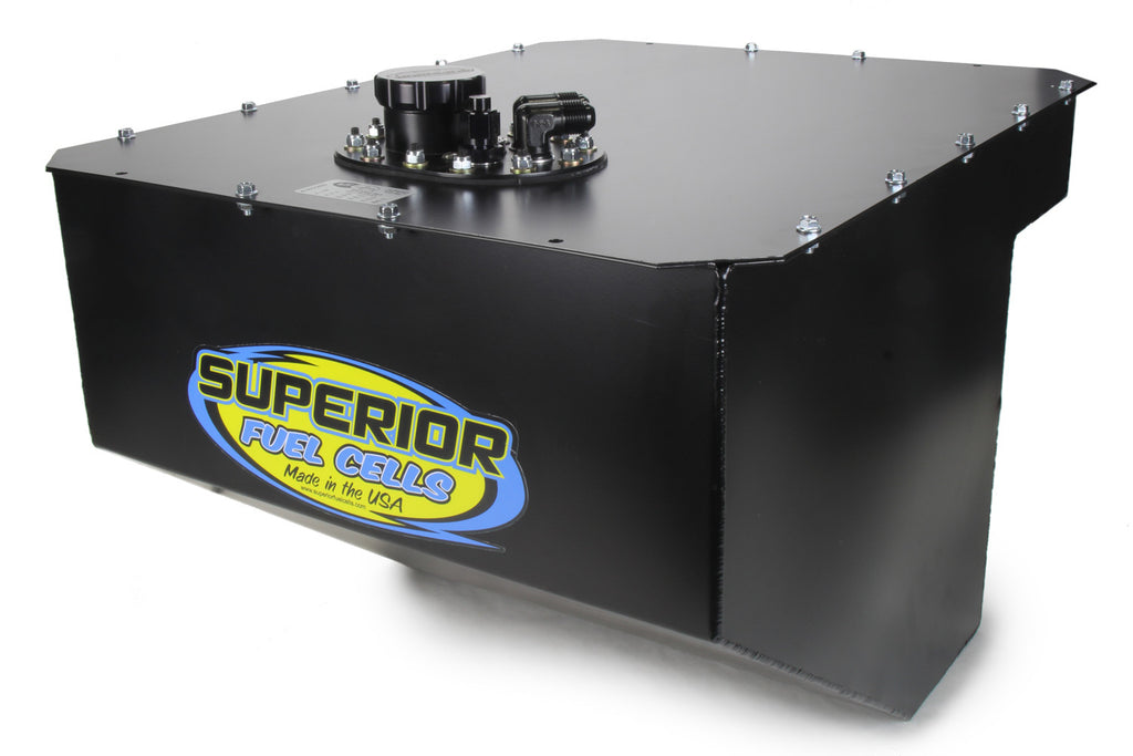 SUPERIOR FUEL CELLS SFC26BMTF-AL-BL-SFI - Fuel Cell 26 Gal w/Foam SFI Alum Can Black Mamba image