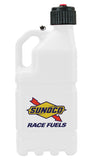 White Sunoco Race Jug GEN 3 Threaded Vent