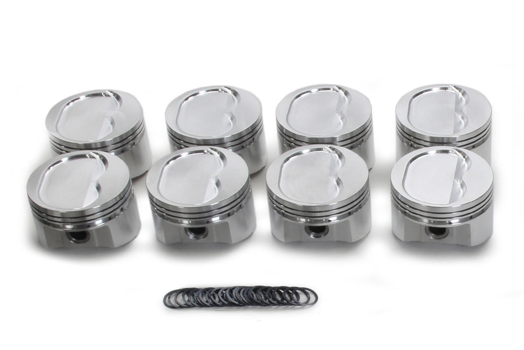 SPORTSMAN RACING PRODUCTS 139629 - SBC Dished Piston Set 4.040 Bore -16cc image