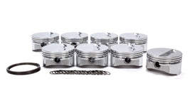 SPORTSMAN RACING PRODUCTS 231308 - SBC Flat Top Piston Set 4.125 Bore -5cc image