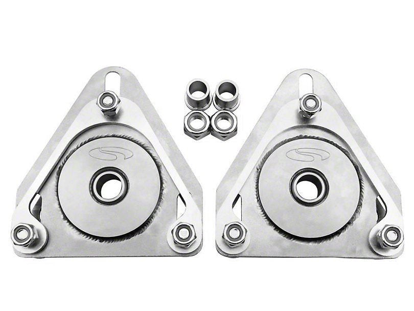 STEEDA AUTOSPORTS 555-8139 - Front Strut Camber Plates 15-16 Mustang image