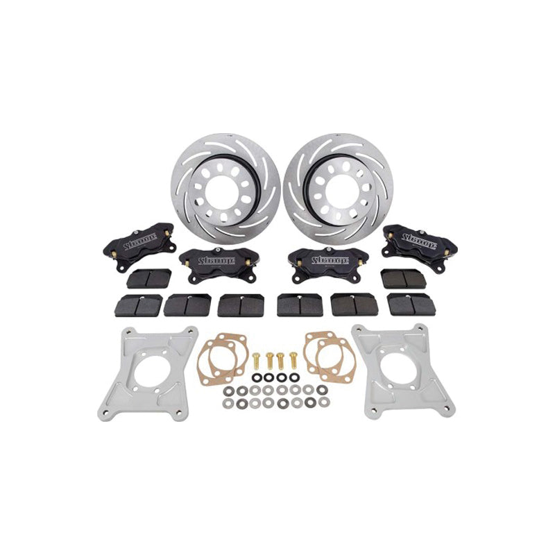 STRANGE B1714WC - Rear Brake Kit Ford 8.8 Mustang w/Soft Pads image