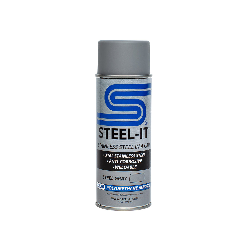 STEEL-IT 1002B - Steel Gray Polyurethane 14oz Can image