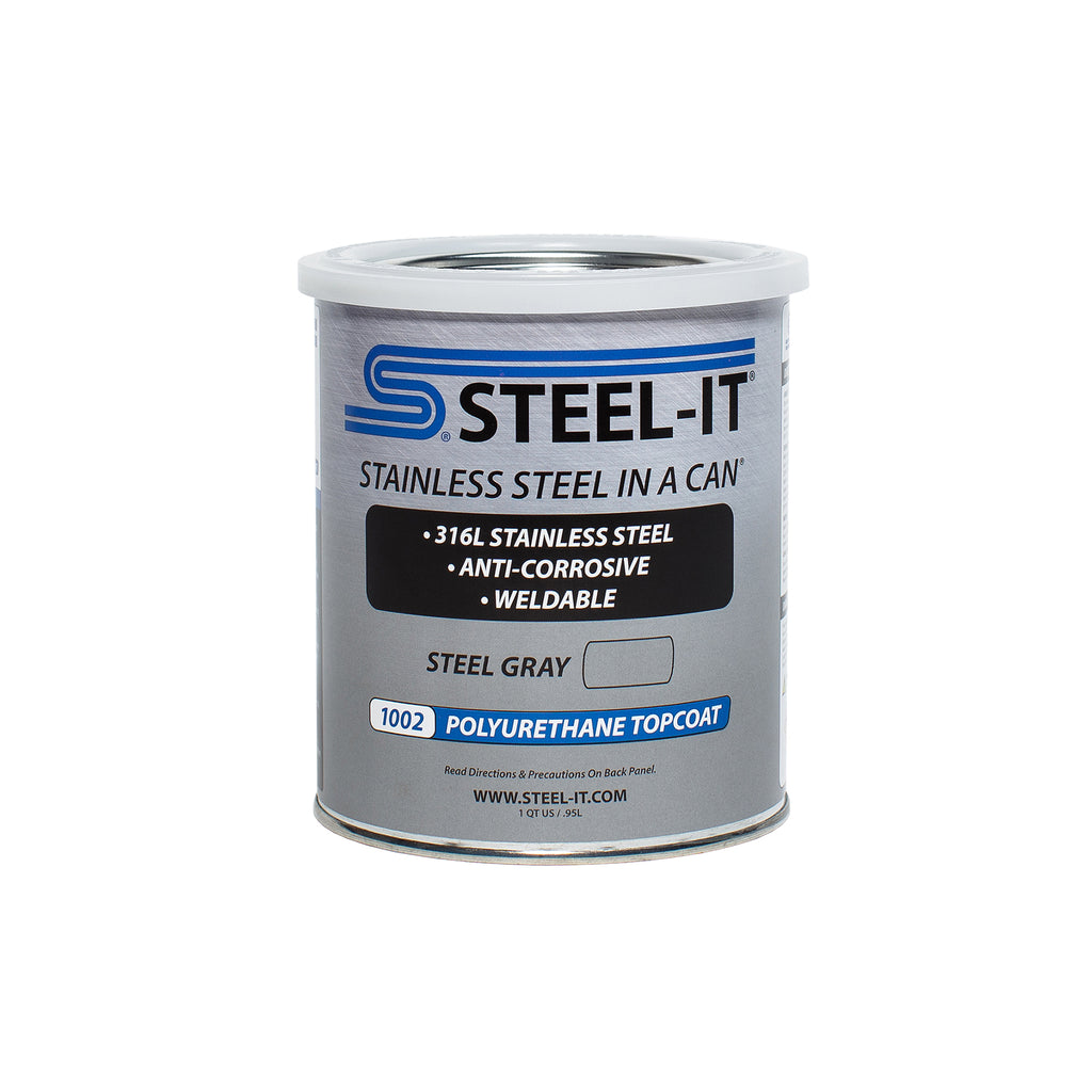 STEEL-IT 1002Q - Steel Gray Polyurethane 1 Quart image