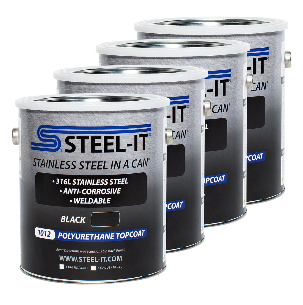 STEEL-IT CASE1012G - Black Polyurethane Case 4 x 1 Gallon image