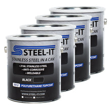 Load image into Gallery viewer, STEEL-IT CASE1012G - Black Polyurethane Case 4 x 1 Gallon image