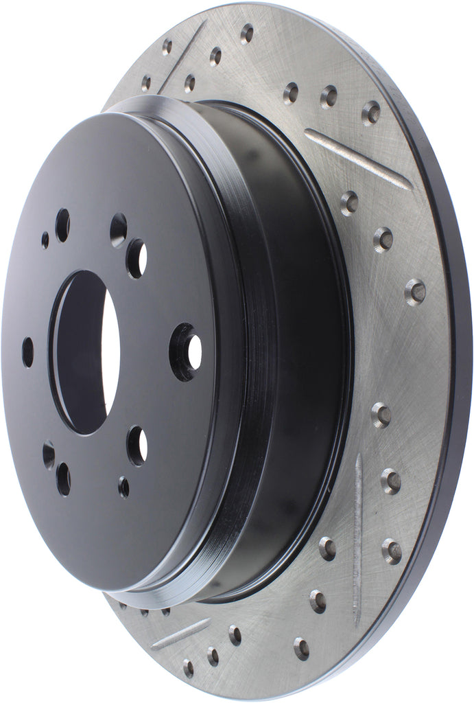 STOPTECH 127.40065R - StopTech Sport Slotted & Drilled Rotor image