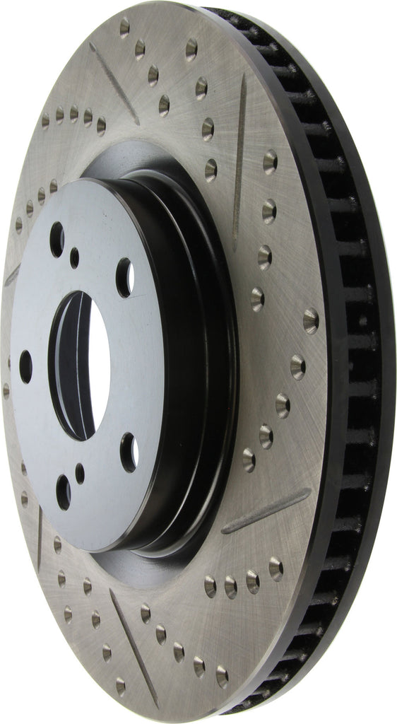 STOPTECH 127.44146L - StopTech Sport Slotted & Drilled Rotor image