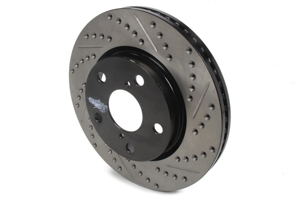 STOPTECH 127.44147CL - Sport Cryo Drilled/Slott ed Brake Rotor; Front Le image