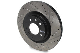 STOPTECH 127.45080CL - Sport Cryo Drilled/Slott ed Brake Rotor; Front Le image