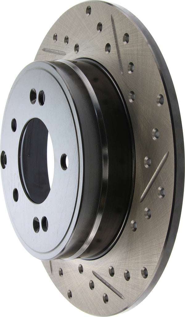STOPTECH 127.51021L - StopTech Sport Slotted & Drilled Rotor image