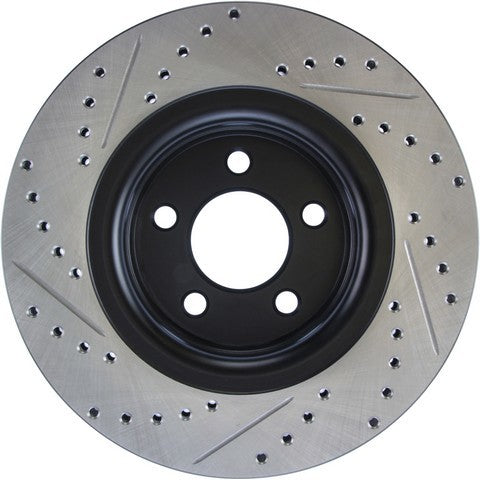 STOPTECH 127.61112L - Sport Drilled/Slotted Br ake Rotor image