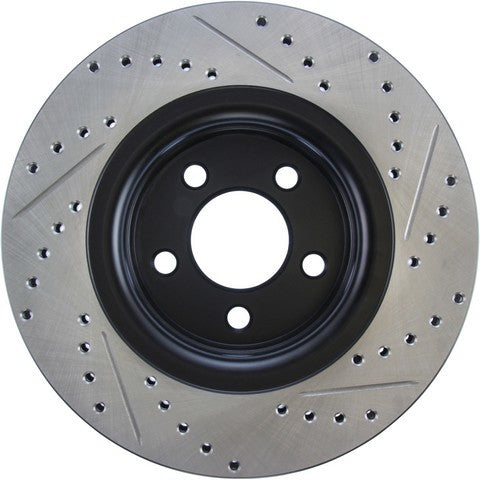 STOPTECH 127.61112R - Sport Drilled/Slotted Br ake Rotor image