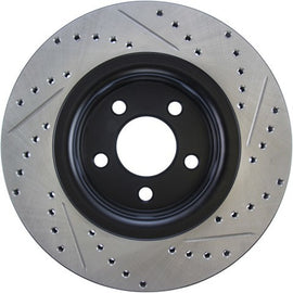 STOPTECH 127.61112R - Sport Drilled/Slotted Br ake Rotor image