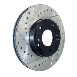 STOPTECH 127.61116L - Sport Drilled/Slotted Br ake Rotor image