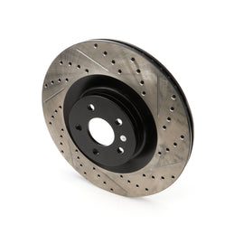 STOPTECH 127.61124L - Sport Drilled/Slotted Br ake Rotor image