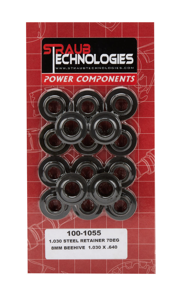 STRAUB TECHNOLOGIES INC. 100-1055 - Valve Spring Retainers 1.055 8mm 7-Deg 16pk image