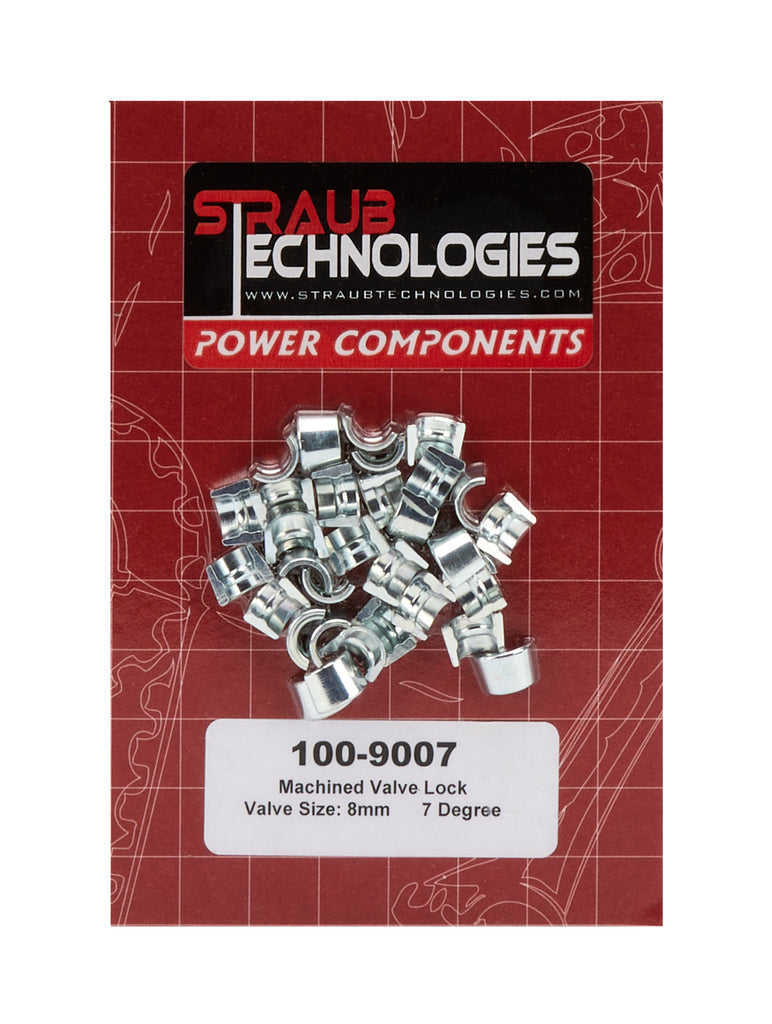 STRAUB TECHNOLOGIES INC. 100-9007 - Valve Locks 7-Deg 8mm Machined Steel 16pk image