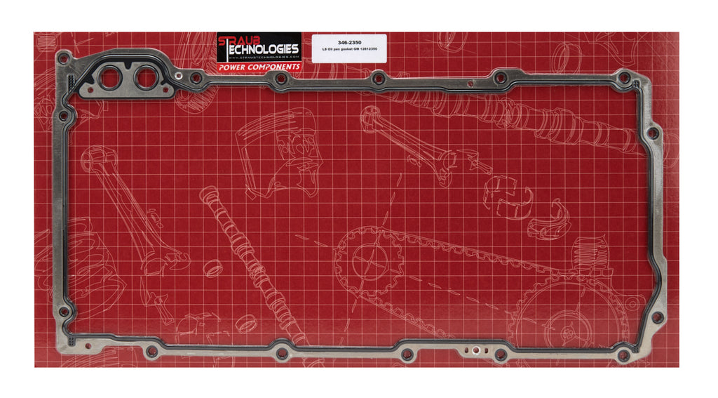 STRAUB TECHNOLOGIES INC. 346-2350 - Oil Pan Gasket LS 1997-up image