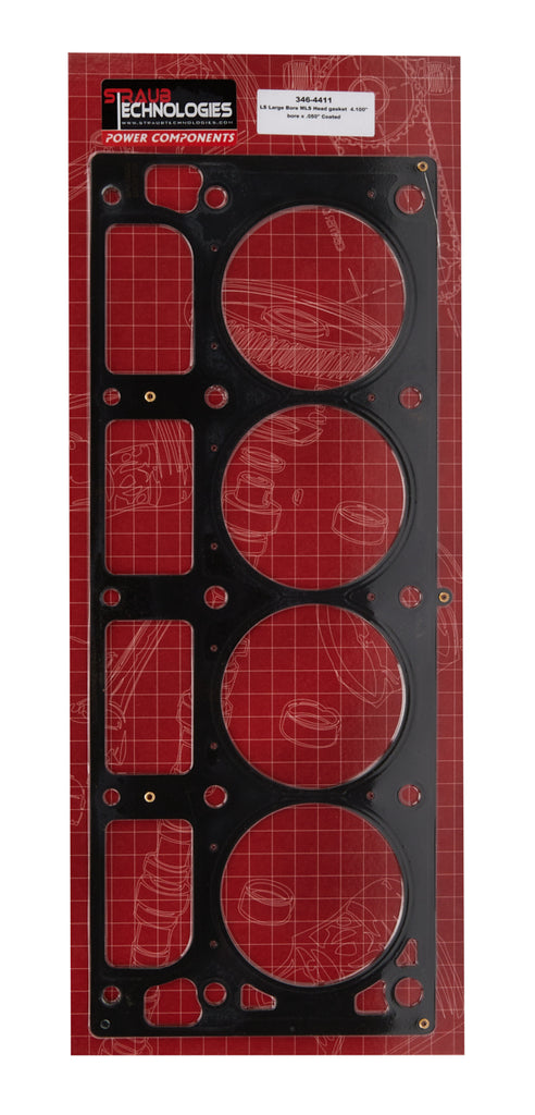 STRAUB TECHNOLOGIES INC. 346-4411 - LS MLS Head Gasket 4.100 Bore .050 image