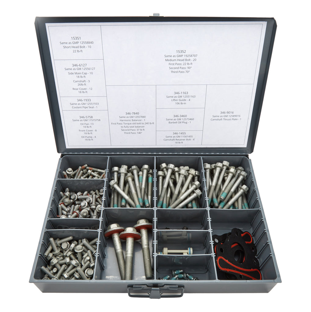 STRAUB TECHNOLOGIES INC. 346-9003 - LS Master Bolt Kit for Cam Swap  3 Engine Set image