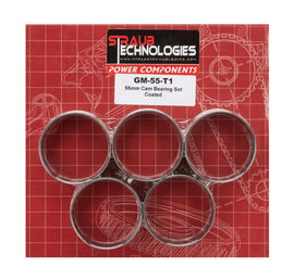 STRAUB TECHNOLOGIES INC. STRGM-55-T1 - 55mm Babbit Cam Bearing Set -Coated w/1 Hole image