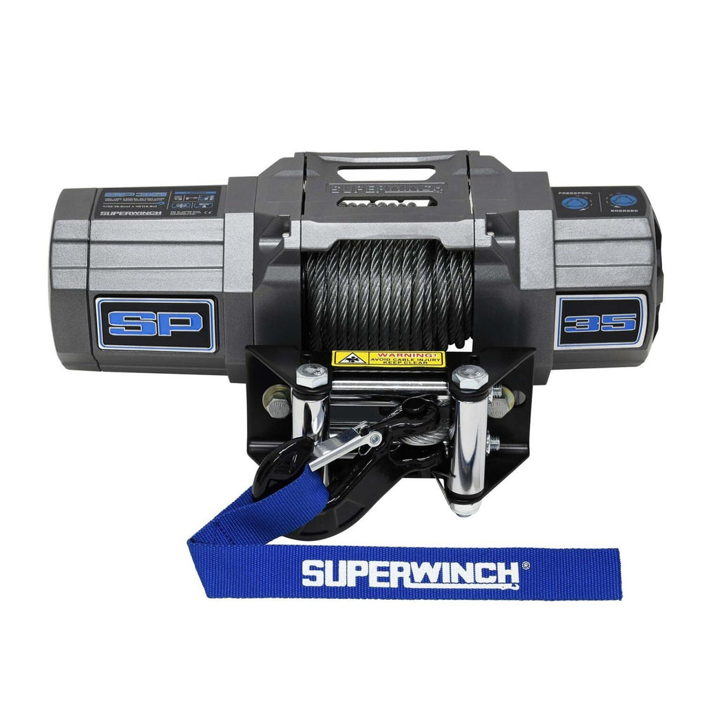 SUPERWINCH 1135240 - 3500lb Winch 40ft Steel Rope Roller Fairlead image